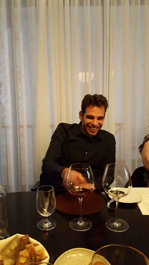 Eran Pick MW at lunch Wine